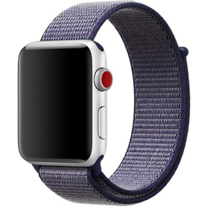 IUni каишка, съвместима с Apple Watch 40 mm, Nylon Sport, Woven Strap, Midnight Blue