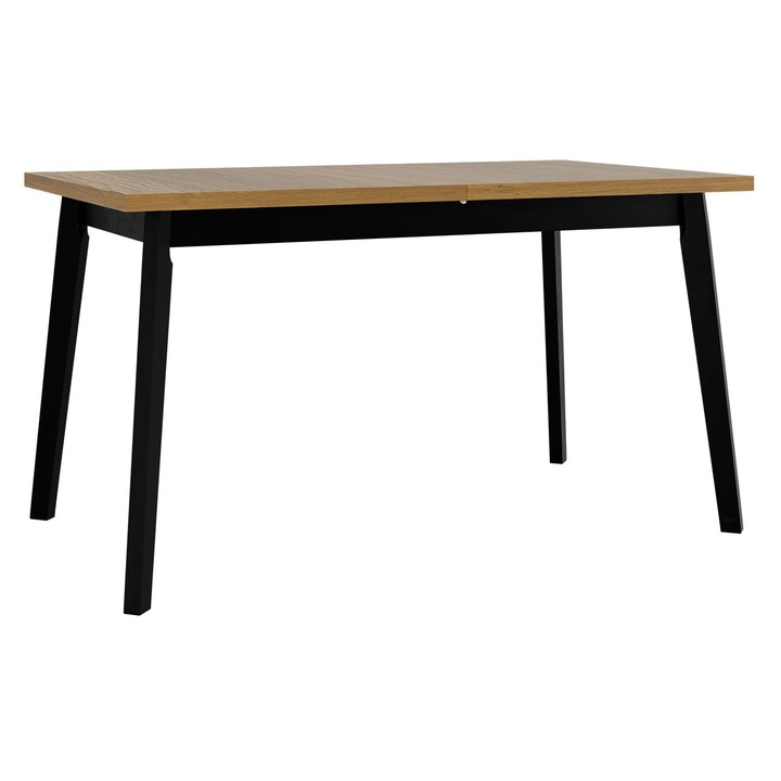 Masa extensibila Harry 80 x 140/180 V, MIRJAN 24, stejar grandson / negru