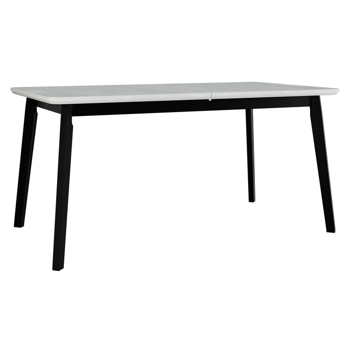 Masa extensibila Harry 90 x 160/200 VIII, MIRJAN 24, alb / negru