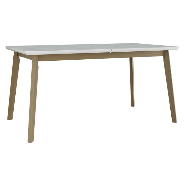 Masa extensibila Harry 90 x 160/200 VIII, MIRJAN 24, alb / sonoma