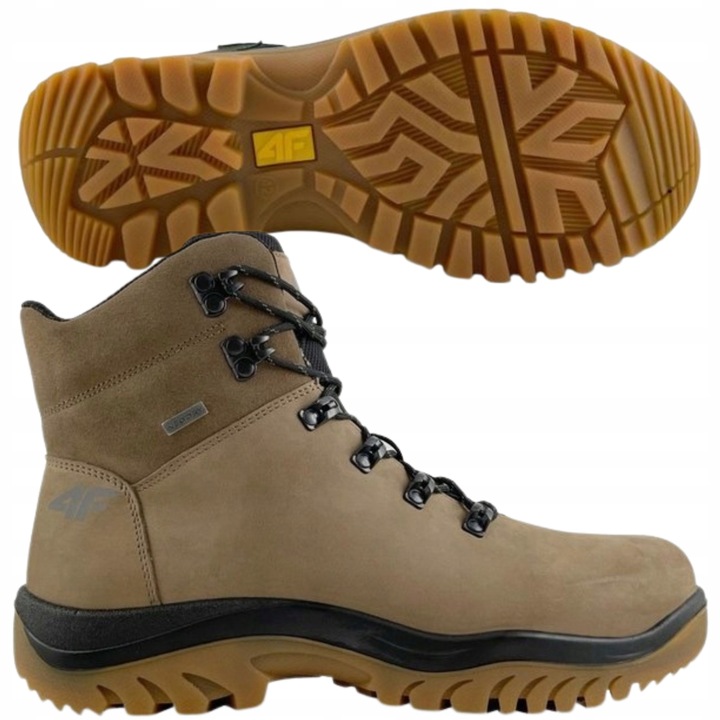Pantofi de trekking barbati 4F Obmh255 44S, Maro, Maro
