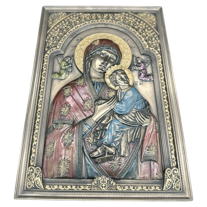 Imaginea Maicii Domnului cu Pruncul Iisus, 15 cm x 1,5 cm x 23 cm, WU76070A4