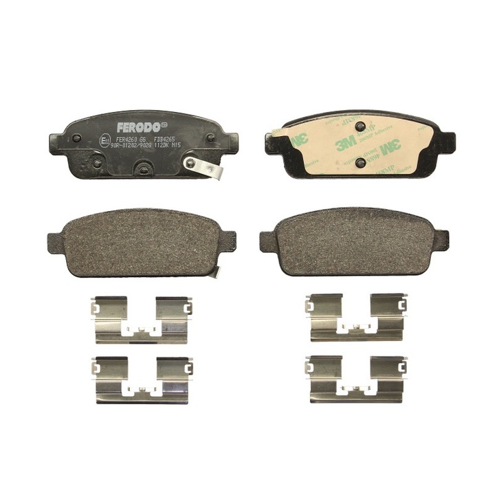 Комплект 4 задни накладки, CHEVROLET AVEO, CRUZE, ORLANDO, TRAX, VOLT, OPEL AMPERA, ASTRA J, ASTRA J GTC, CASCADA, MOKKA / MOKKA X, ZAFIRA B, ZAFIRA C 1.3D-2.0D