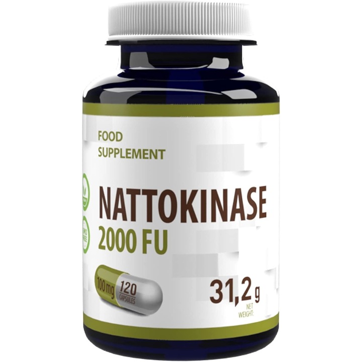 Nattokinase 2000 FU 100mg 120 Vegan Capsule