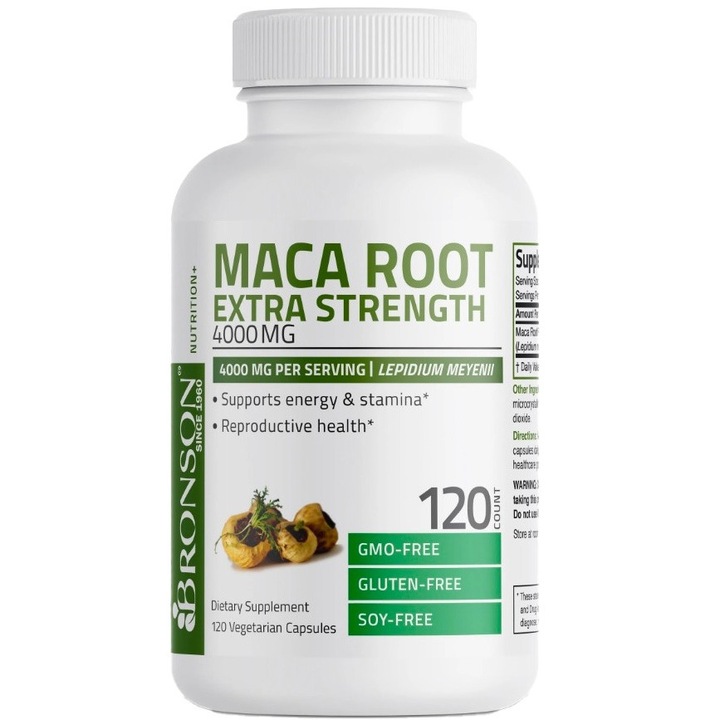 EXTRACT RADACINA MACA 4000 mg 120 capsule BRONSON