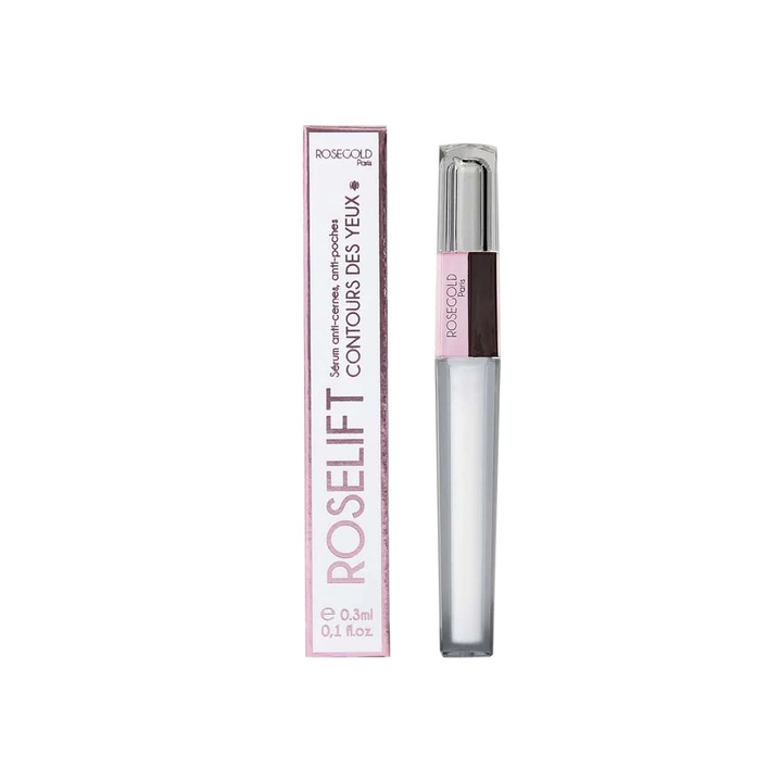 Ser tratament anti-cearcane, anti-pungi sub ochi - Roselift, Serum cernes, poches yeux, Rosegold Paris 3ml
