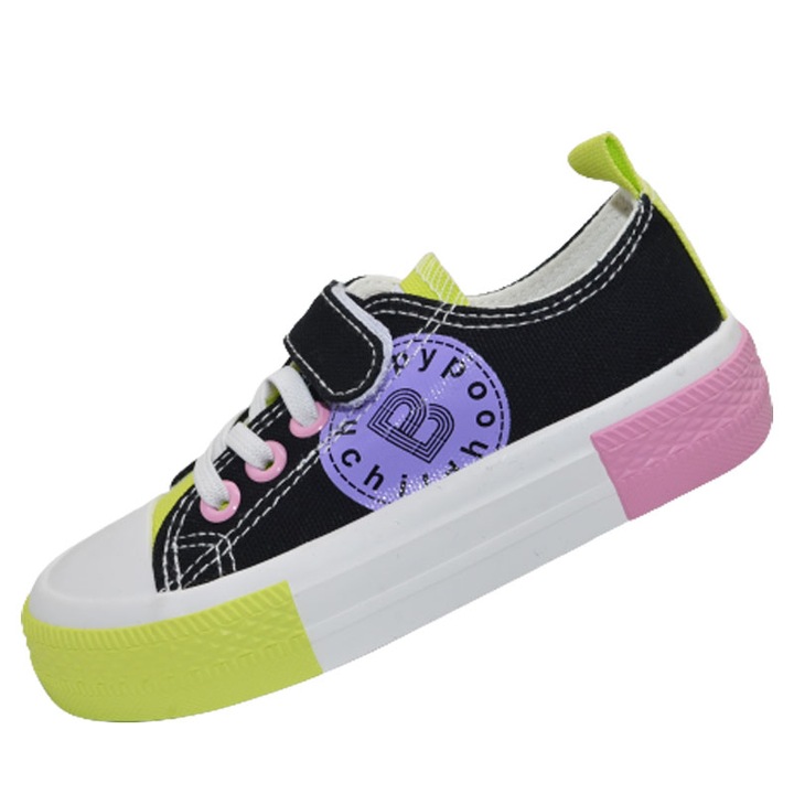 Платнени кецове за момиче Bessky MY008-1C-27, Многоцветни 100998