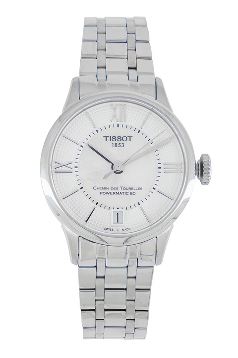 Tissot, Часовник Powermatic от неръждаема стомана, Сребрист