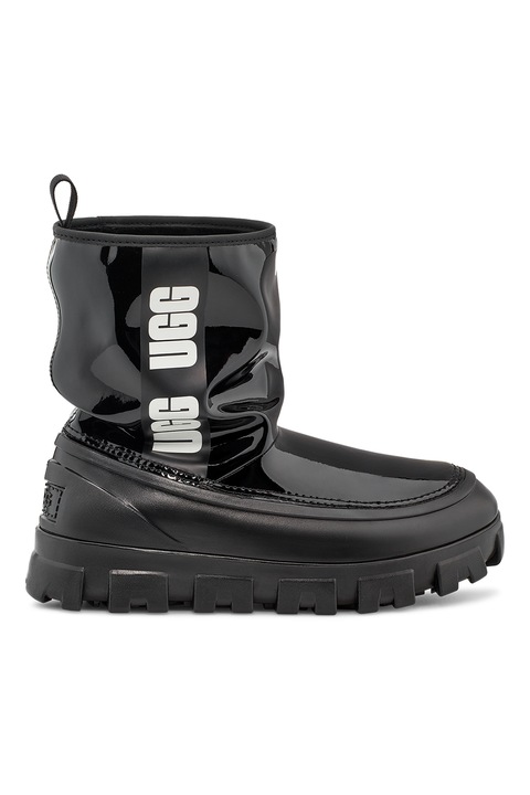 UGG, Ghete cu logo fara inchidere Brellah, Negru