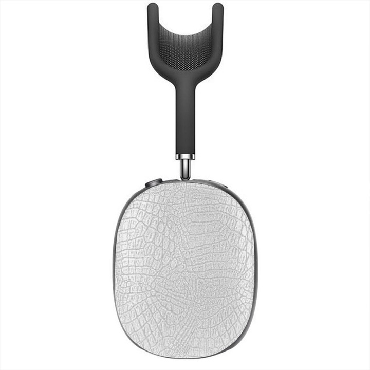 Husa protectie PadForce®, cupe casti Airpods Max din piele ecologica - Alb