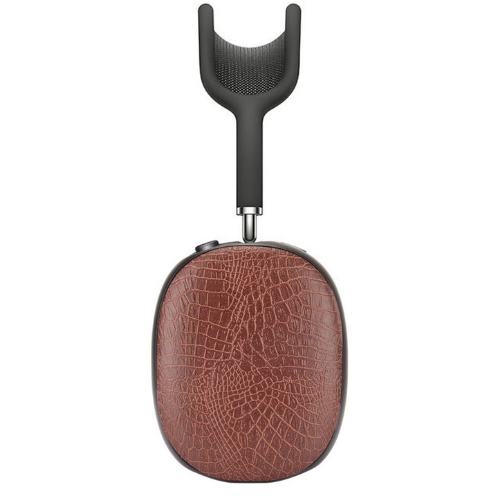 Husa protectie PadForce®, cupe casti Airpods Max din piele ecologica - Maro