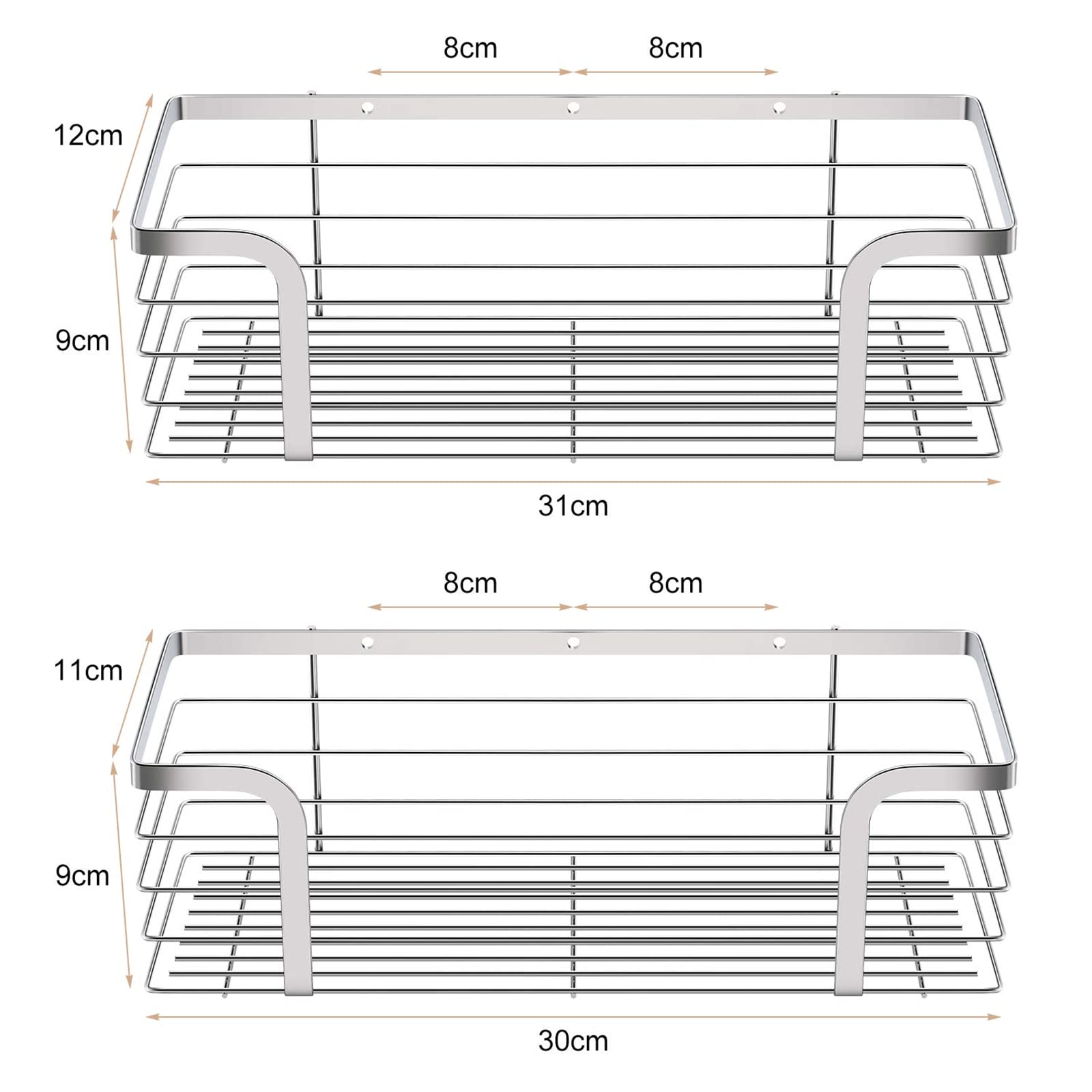 Henor PortaKeyboard Removable Drawer Wood 68 x 31 x 9 Cm Low Desk Under Table White