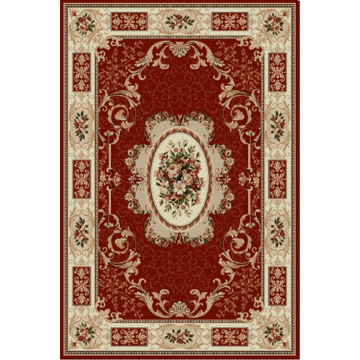 Covor, Model Lotos 542/220, Rosu 50 x 80