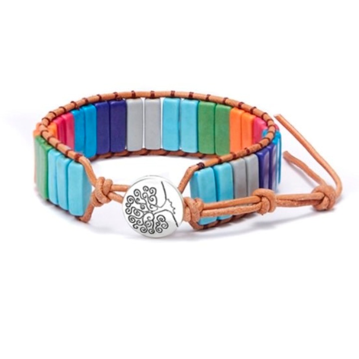 Bratara Energetica Handmade Chakra, Piatra Naturala, Unisex