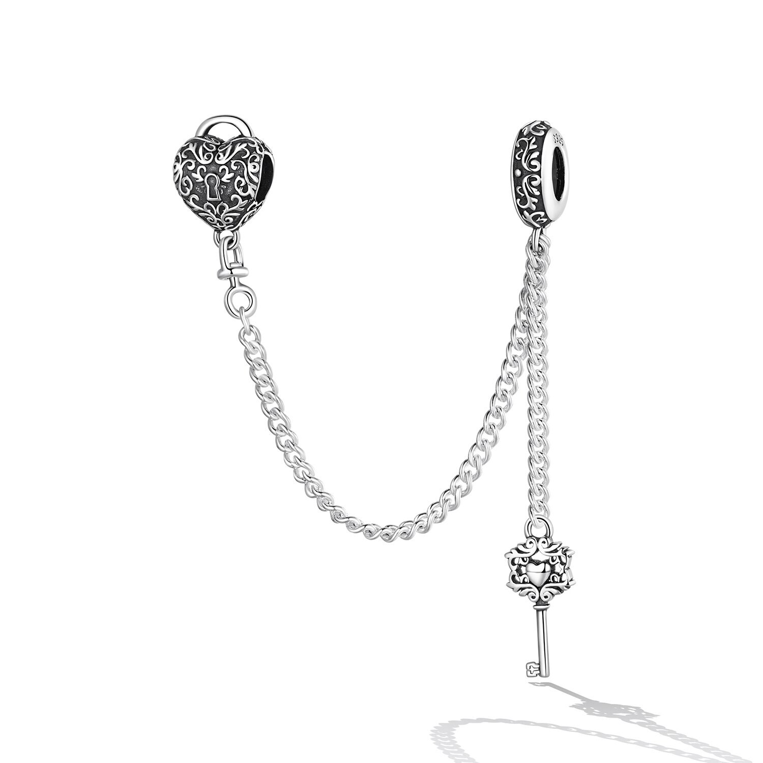 Брава и ключ сребърен талисман eMAG.bg