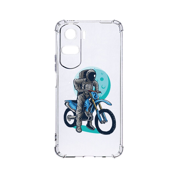 BestCase Strapabíró Anti Shock 1.5mm Telefontok, Honor 90 Lite, Astronaut Biker, Kamera védő, Military Grade Drop Protection, AS 828