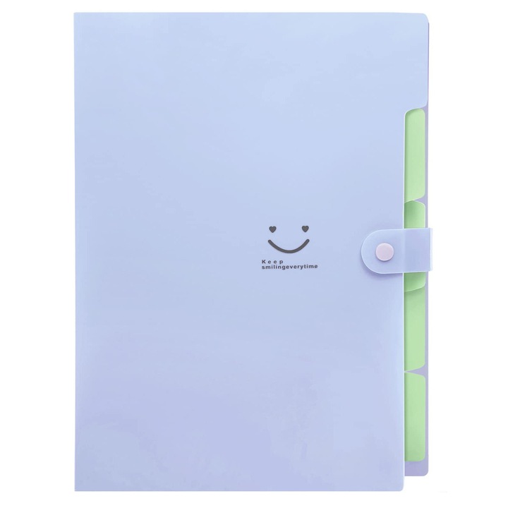 Органайзер на документи, QttvbTna, Пластмаса, Лилав