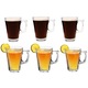 PAHARE pentru Latte, Domex Decor, 225 ml, Transparent