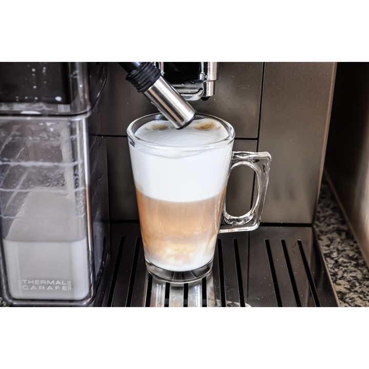 PAHARE pentru Latte, Domex Decor, 225 ml, Transparent
