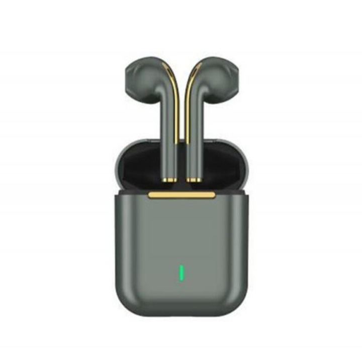 Безжични слушалки, bluetooth, съвместими с iPhone и Android, зелени