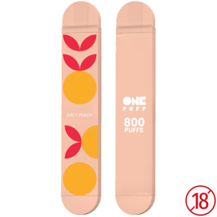 Tigara electronica Juicy Peach, ONE PUFF, 800 puffuri