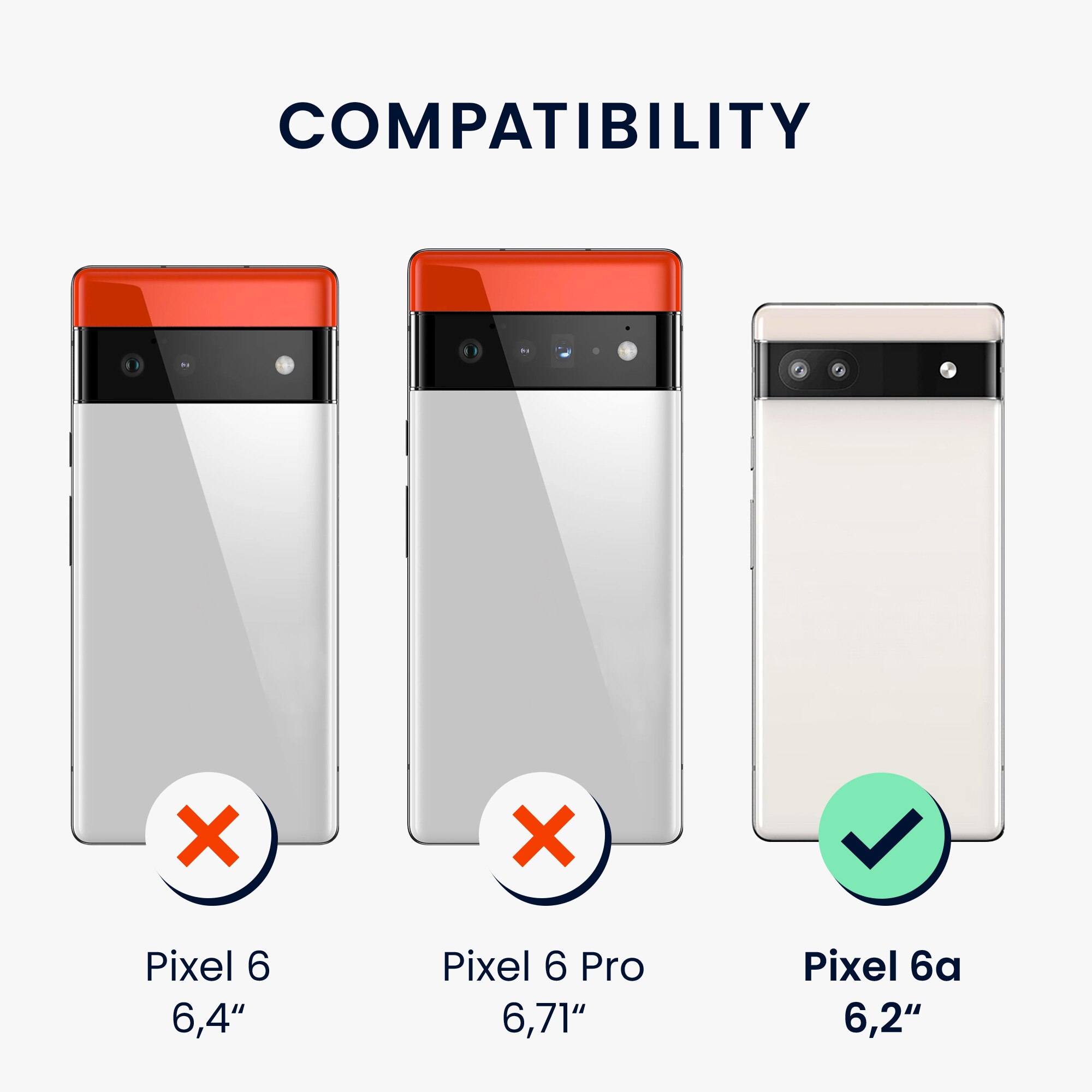 Husa Kwmobile pentru Google Pixel 6a, Silicon, Albastru, 58053.186