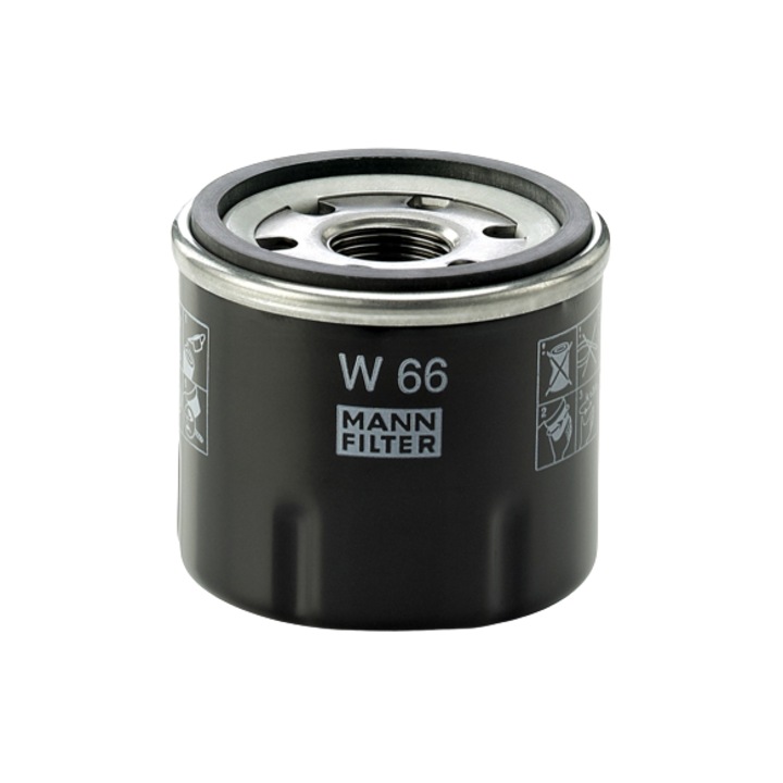 Filtru Ulei Mann-Filter, Pentru Dacia Logan, Sandero, Motorizare 1.2 16V