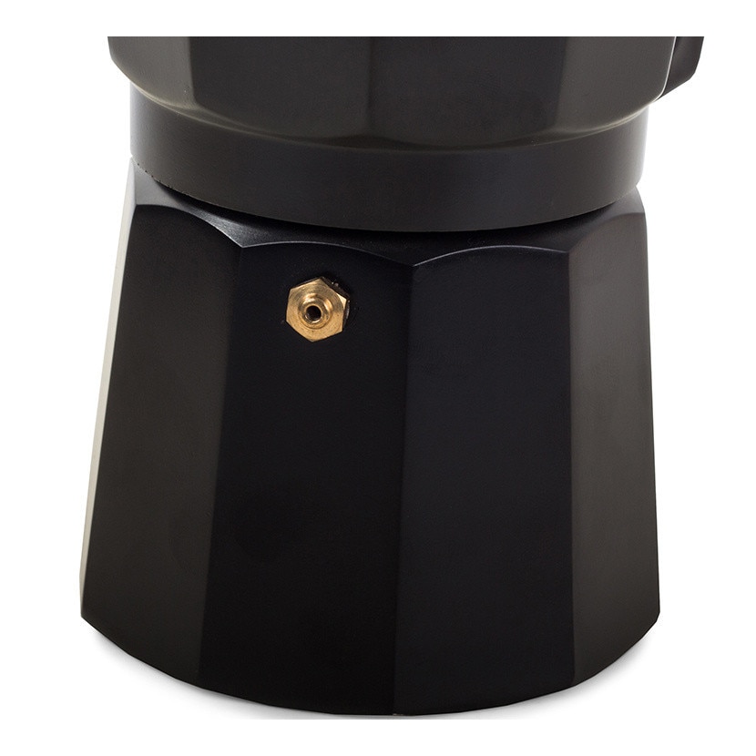 Filtru de cafea, Zola®, din aluminiu, cu maner, 450 ml, pentru 9 cesti, negru