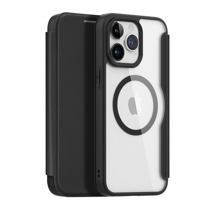 DUX DUCIS Skin X Pro - Folio telefontok compatible with MagSafe Apple iPhone 15 Pro Max fekete