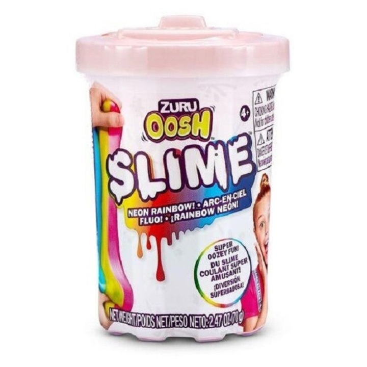 Slime in tub cu capac 70g, Oosh Slime, Zuru, Multicolor
