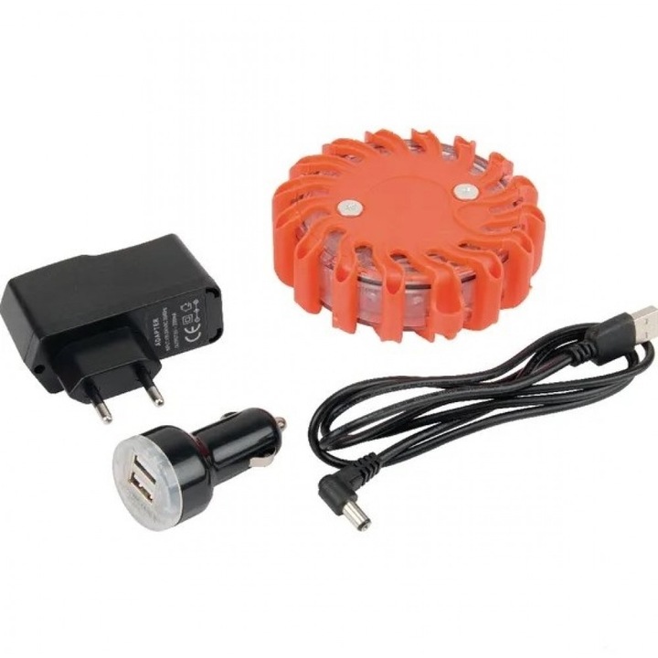 6 dobozos készlet villogó biztonsági LED-ekkel