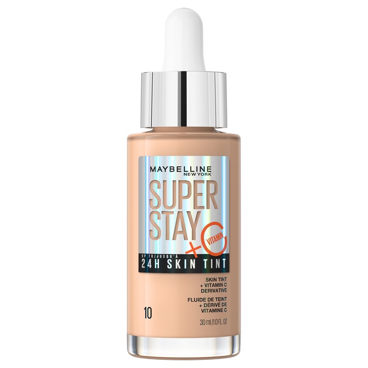Fond de ten Maybelline New York Super Stay Glow Skin Tint, 10, 30 ml