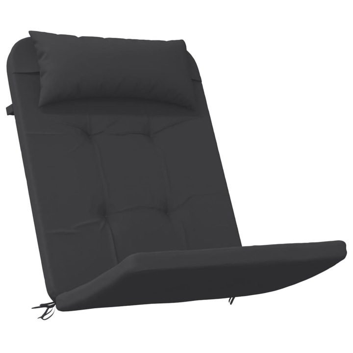 vidaXL 2 db fekete oxford-szövet Adirondack-székpárna 361837