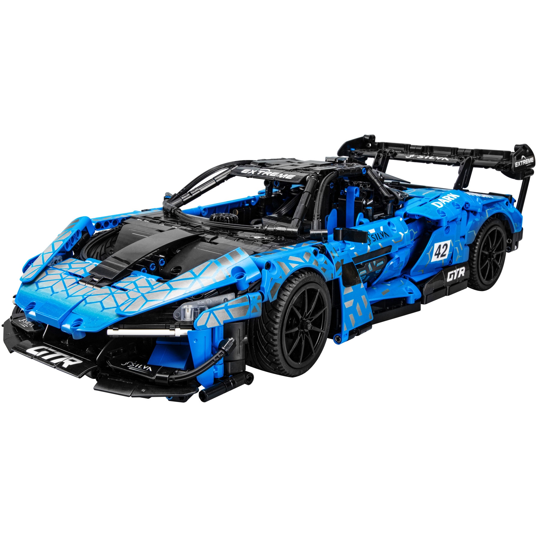 Set constructie CaDa - Masinuta Dark Night GTR, 2088 piese - eMAG.ro