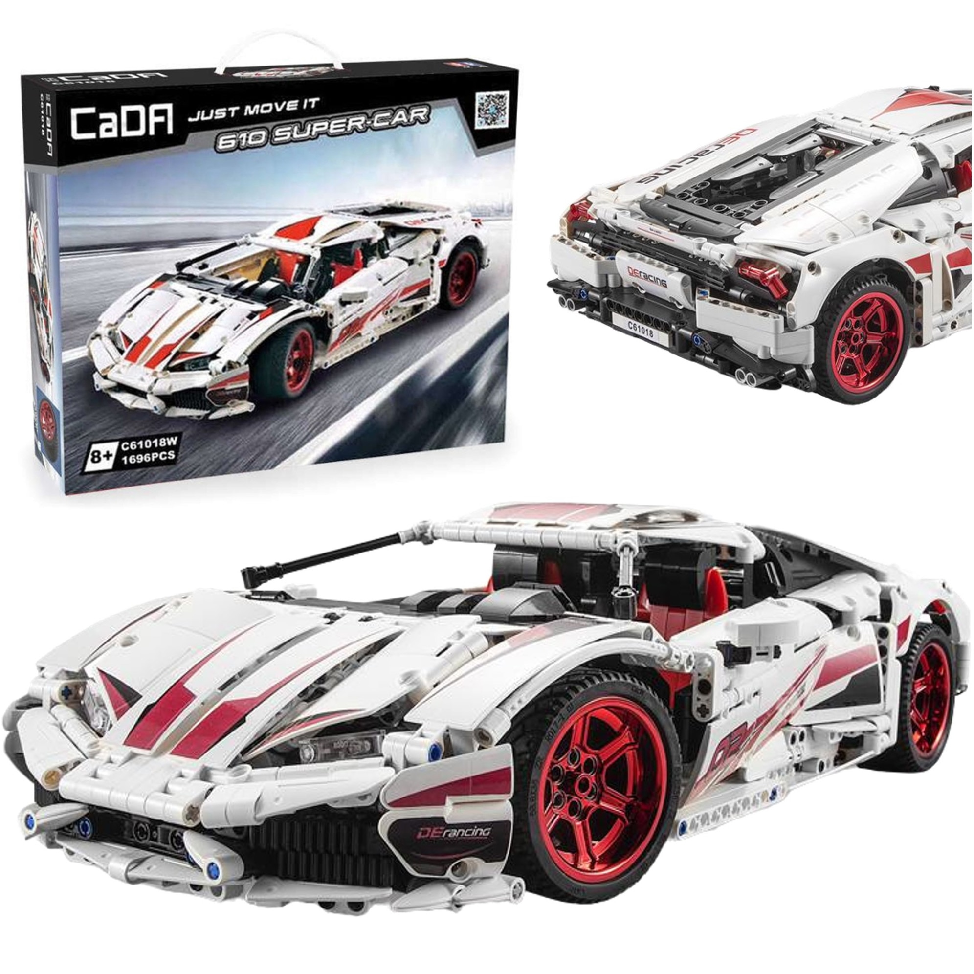 Set constructie CaDa - Masinuta LP610 Supersports, 1696 piese
