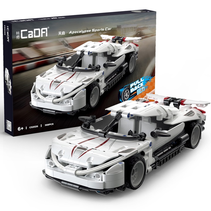 Set constructie CaDa - Masinuta Apocalypse Sports Car, 363 piese