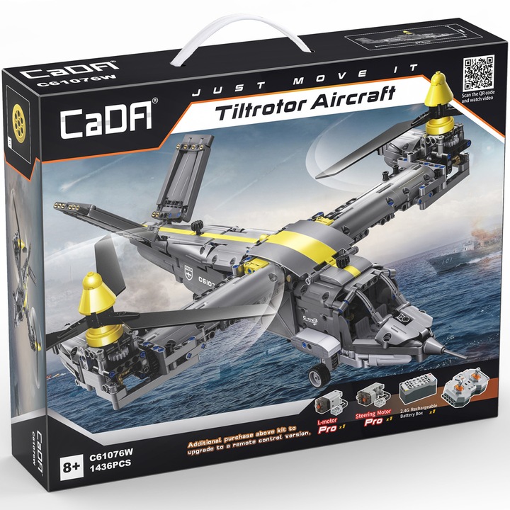 Конструктор CaDa - Tiltrotor Aircraft, 1424 части