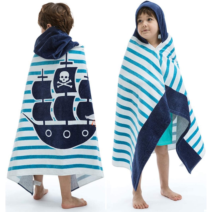 Prosop cu gluga copii, Bumbac, Multicolor