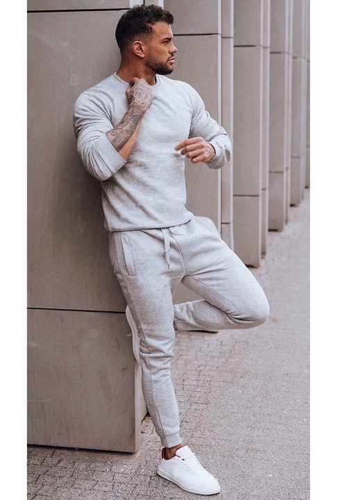 Férfi szett, Dstreet, Kariluk, világos szürke, L INTL