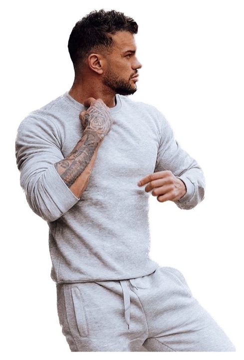 Férfi szett, Dstreet, Kariluk, világos szürke, L INTL