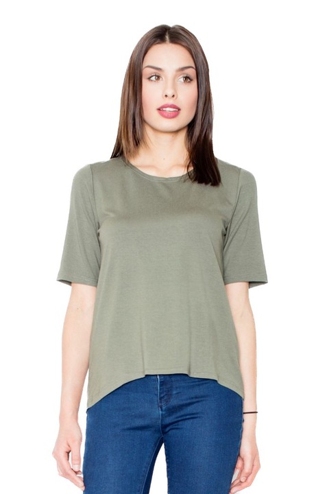 Дамска тениска с къс ръкав Figl Ygrailde M436 Olive, Зелен