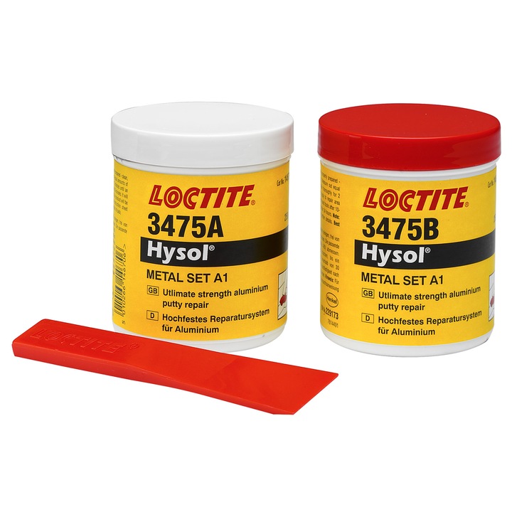 Adeziv epoxidic bicomponent cu aluminiu LOCTITE EA 3475 2x250 gr