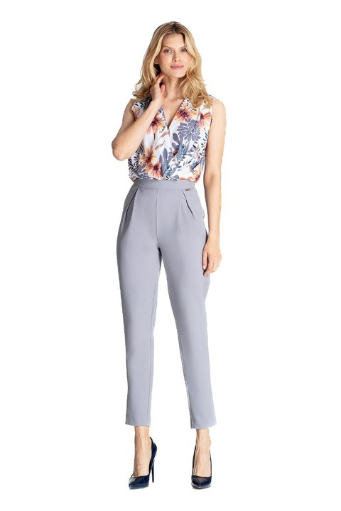 Elegáns női nadrág, Figl, Gwymones, szürke, S INTL