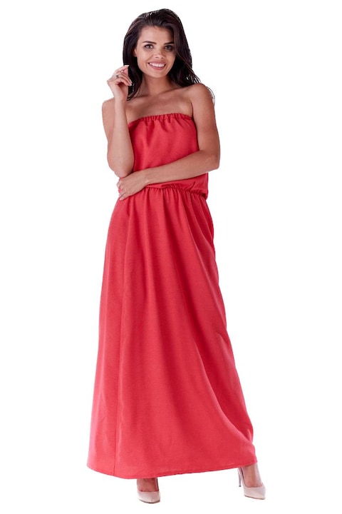 Rochie maxi dama, Infinite You, Elizabeth, roz, S