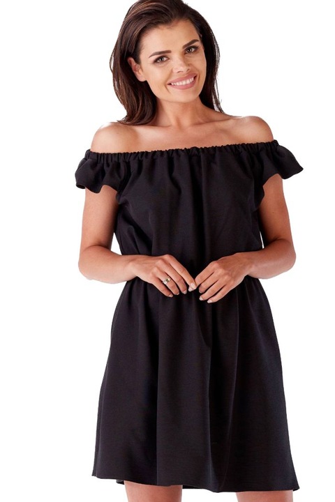 Infinite You Rochie mini dama Igrailte M136 черна