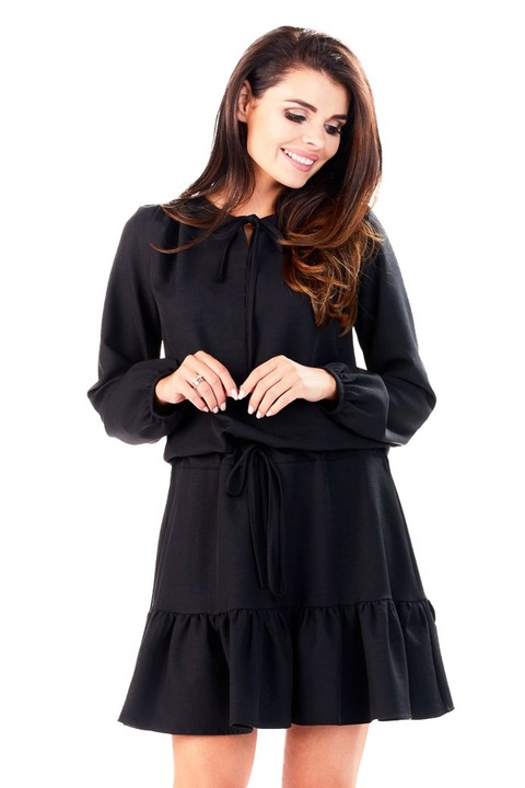 Infinite You Rochie mini dama Curawd M143 neagra, Negru