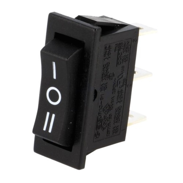 Intrerupator ON-OFF-ON, 3 pozitii, SP3T, SCI, R13-91D-01-BB-7D, T234710