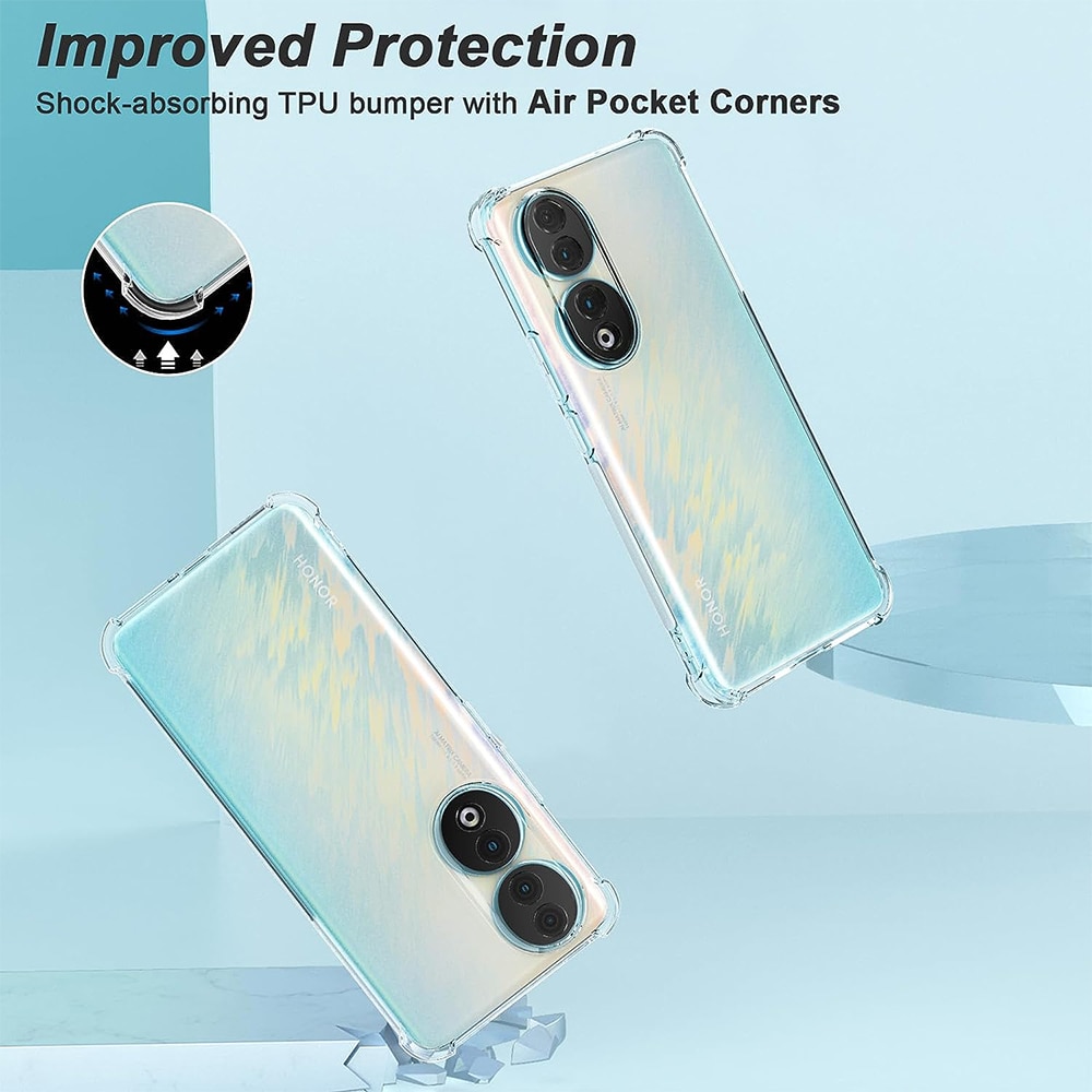 Husa compatibila cu Honor 90, Protectie antisoc, Silicon Ultra Slim High Tech, Crystal Clear
