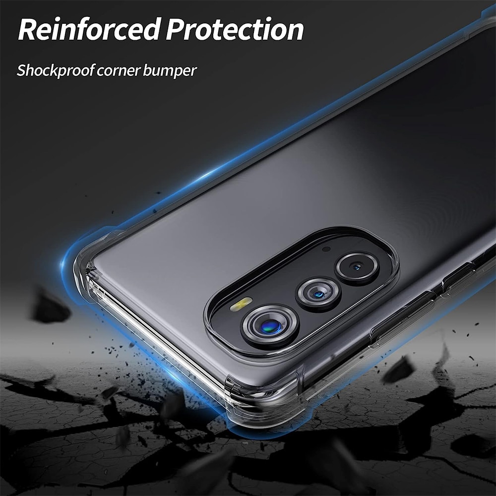 Husa compatibila cu Motorola Edge 30, Protectie antisoc, Silicon Ultra Slim High Tech, Crystal Clear
