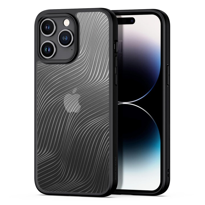 Кейс за iPhone 15 Pro Max, серия Aimo, M328, полиуретан, черен